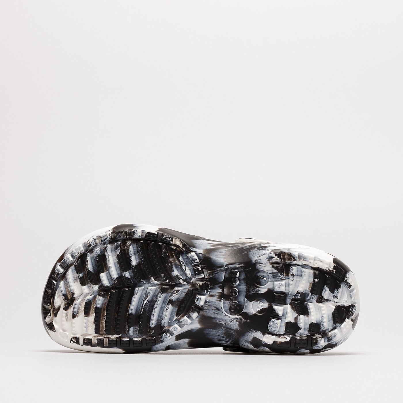 Дамски чехли и сандали CROCS PLATFORM MARBLED 207176-bw цвят черен