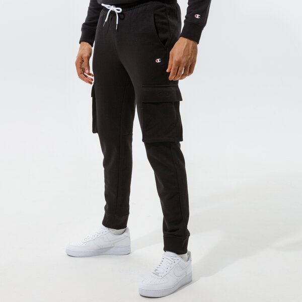 Мъжки панталони CHAMPION ПАНТАЛОНИ RIB CUFF PANTS 216017kk001 цвят черен