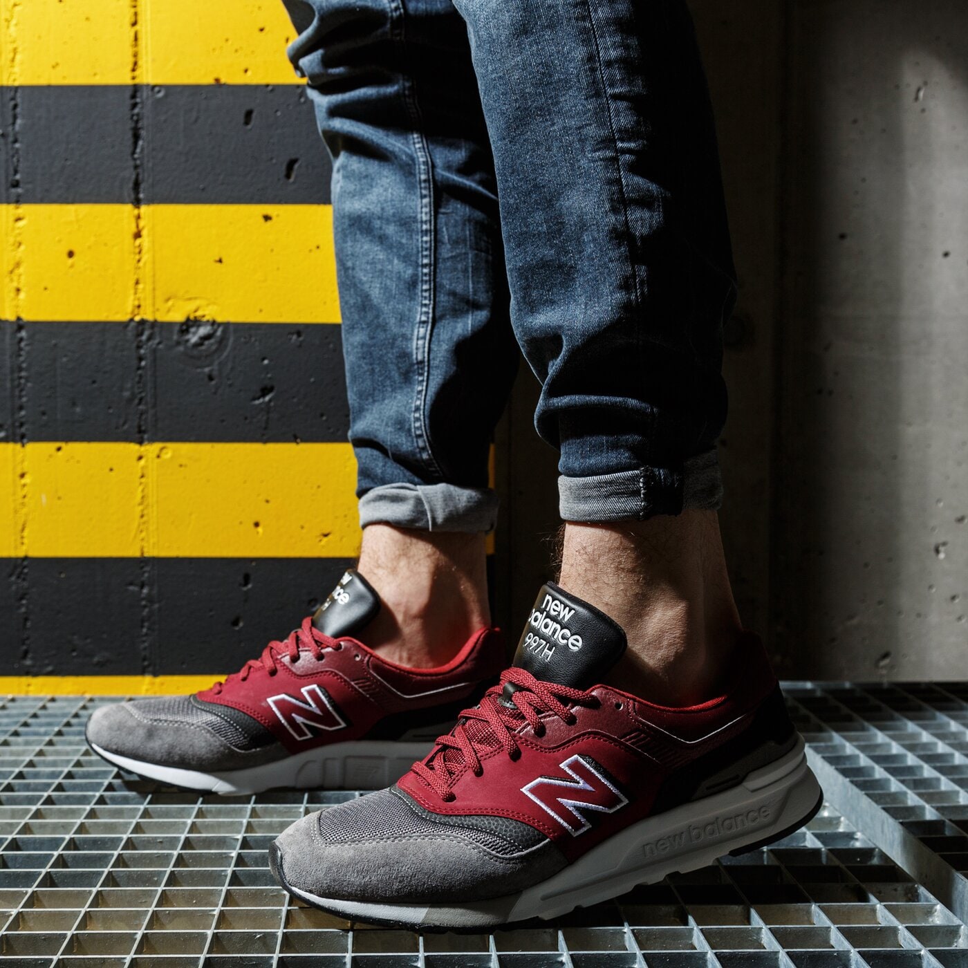 Мъжки маратонки NEW BALANCE CM997HEL cm997hel цвят бордо