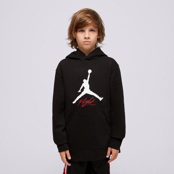 Детски суичър JORDAN СУИТЧЪР С КАЧУЛКА MJ BASELINE PO HOODIE BOY 95c784-023 цвят черен