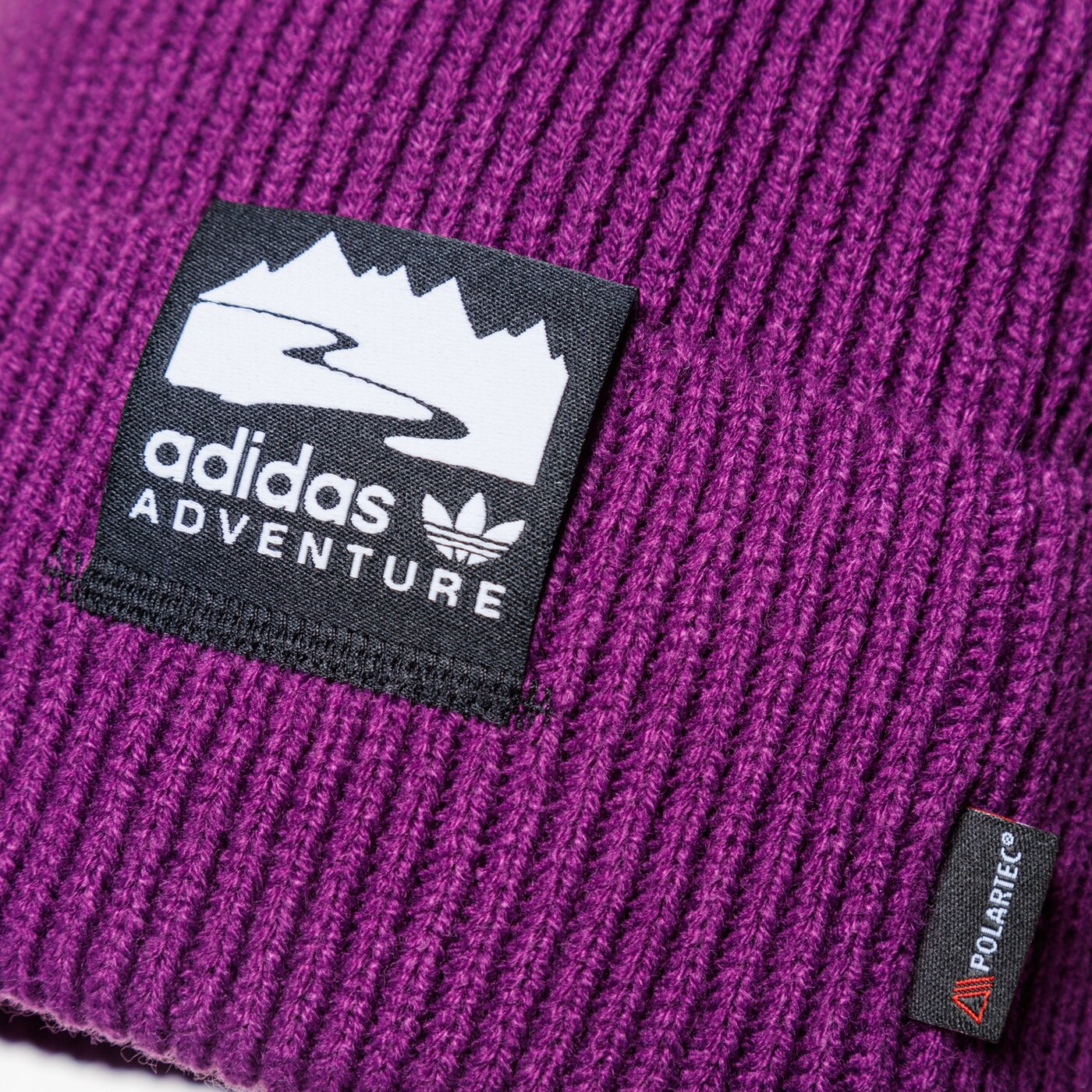 Дамска зимна шапка ADIDAS ЗИМНА ШАПКА ADV BEANIE h25263 цвят виолетов