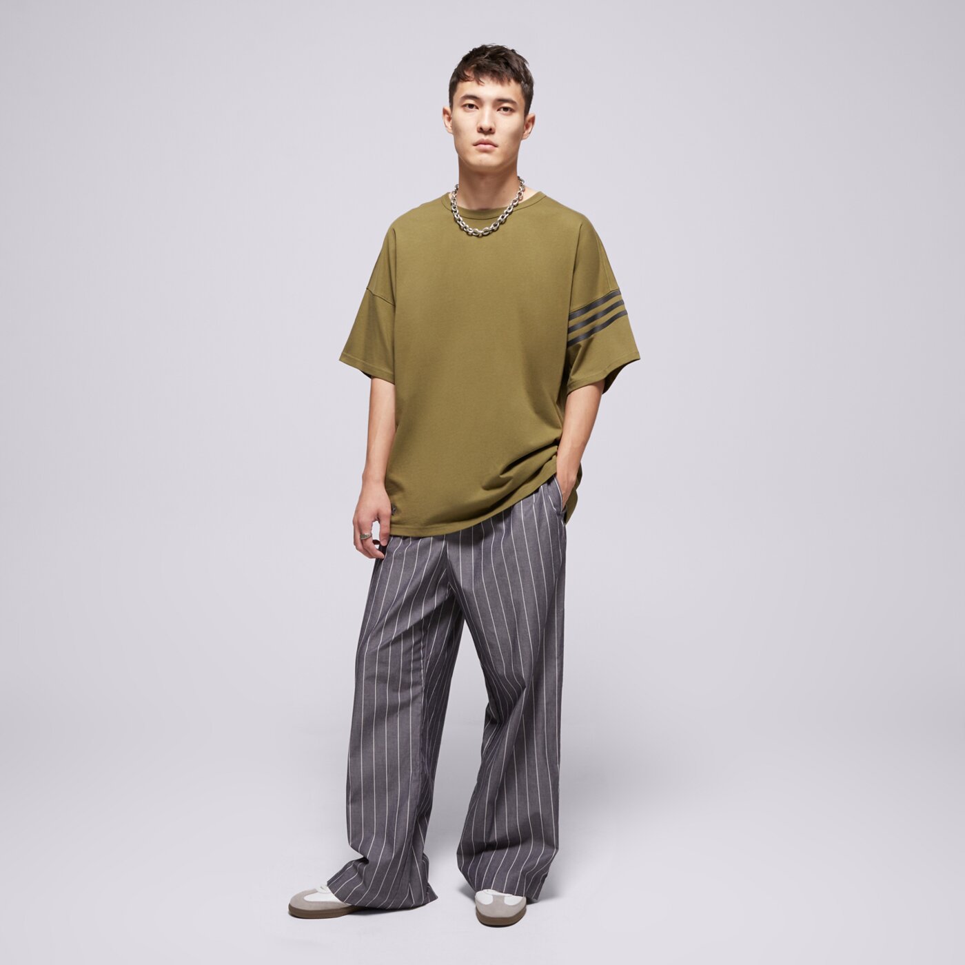 Мъжка тениска ADIDAS ТЕНИСКА NEU C TEE hz3697 цвят каки