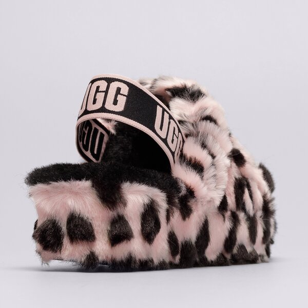 Дамски чехли и сандали UGG FLUFF YEAH ANIMALI 1127073-pink scallop цвят розов
