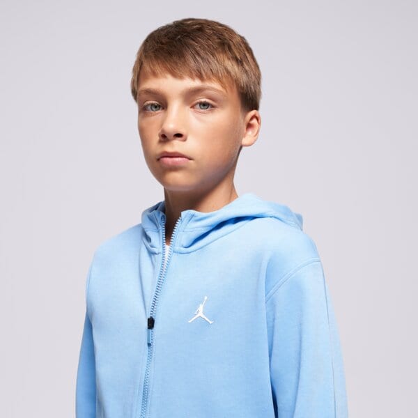 Детски суичър JORDAN СУИТЧЪР СЪС ЗАКОПЧАВАНЕ С КАЧУЛКА JDB MJ SPORT STMT H 95d273-b9f цвят син