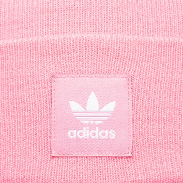 Дамска зимна шапка ADIDAS ШАПКА AC CUFF KNIT hm1710 цвят розов