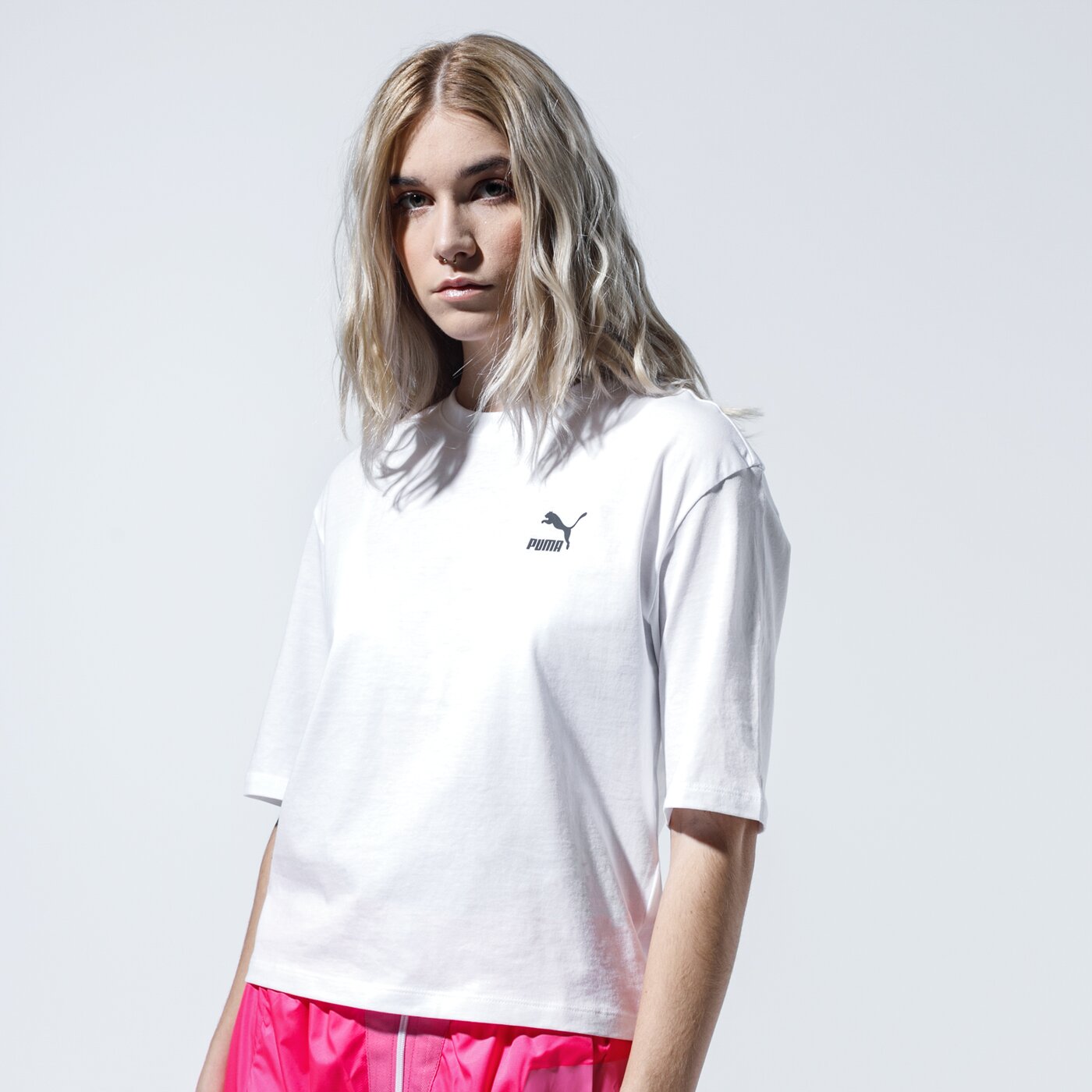 Дамска тениска PUMA ТЕНИСКА TFS GRAPHIC TEE 59625902 цвят бял