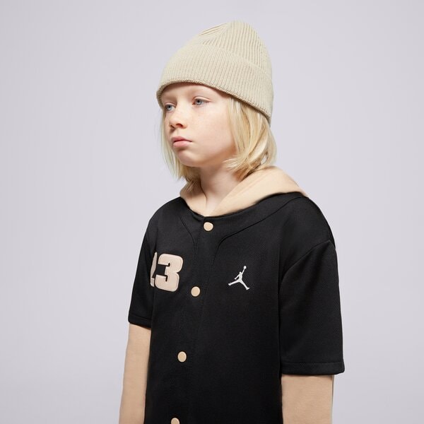 Детски суичър JORDAN СУИТЧЪР  HOODED JUMPMAN BASEBALL P BOY 95d542-023 цвят черен