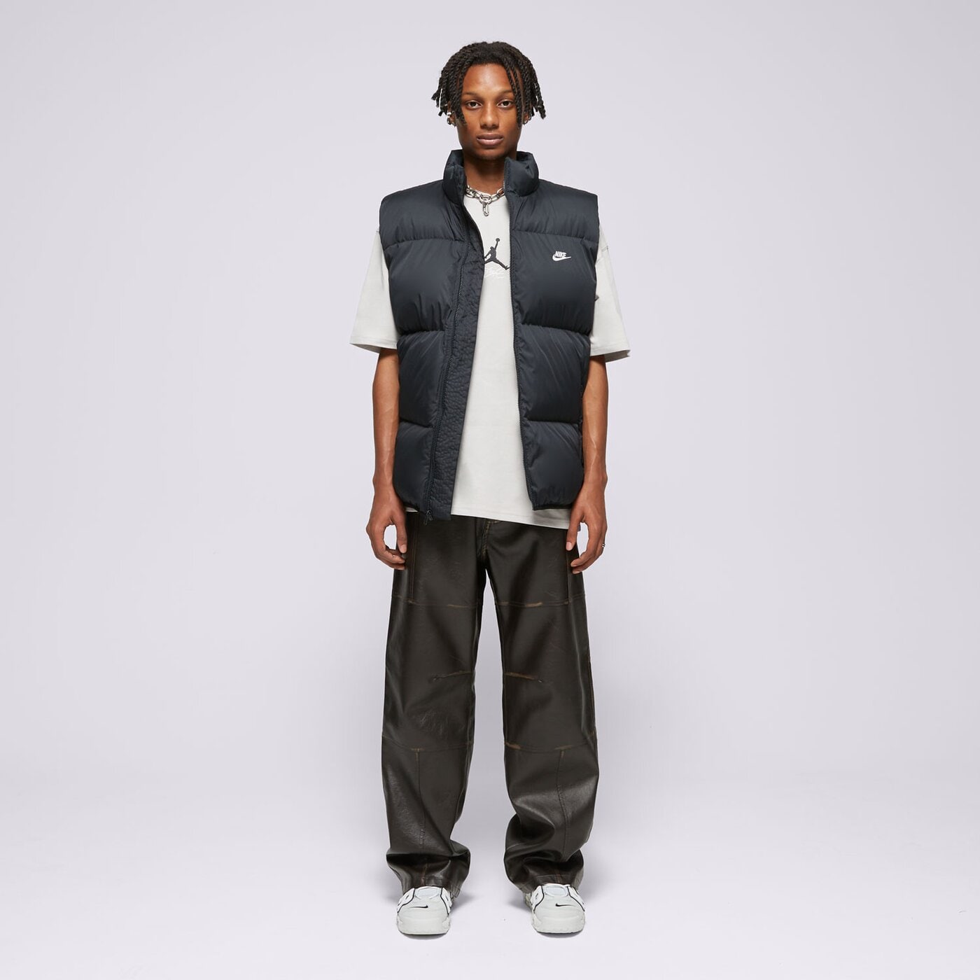  NIKE ЕЛЕК M NK CLUB PUFFER VEST fb7373-010 цвят черен