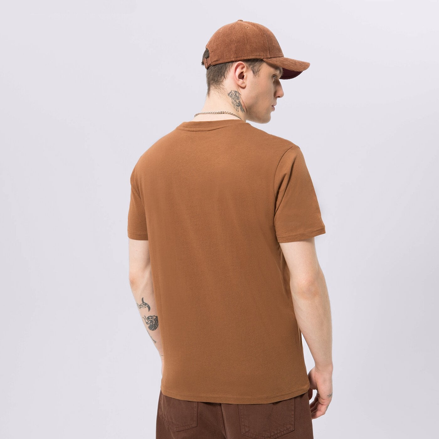 Мъжка тениска CHAMPION ТЕНИСКА CREWNECK ТЕНИСКА 218281ms519 цвят кафяв