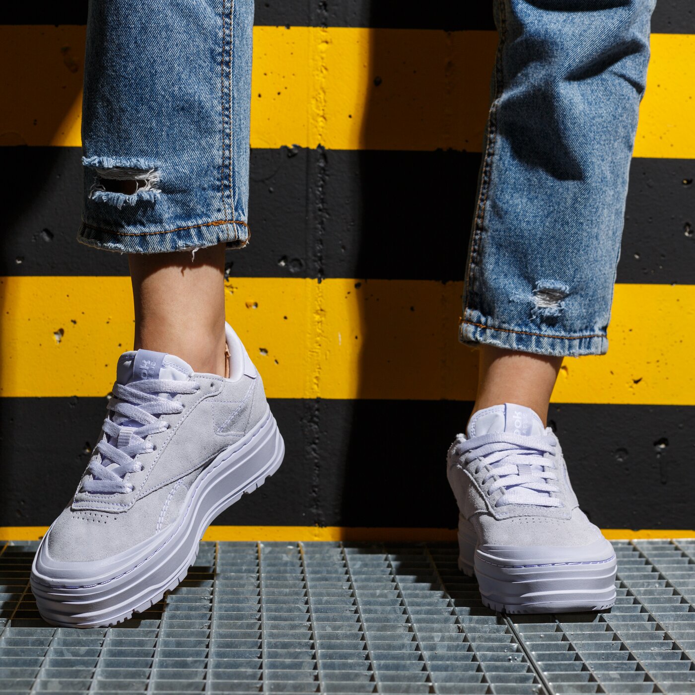 Дамски маратонки REEBOK CLUB C DOUBLE GEO gx7543 цвят виолетов