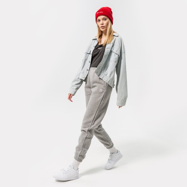 Дамски панталони ADIDAS ПАНТАЛОНИ PANTS hf7473 цвят сив