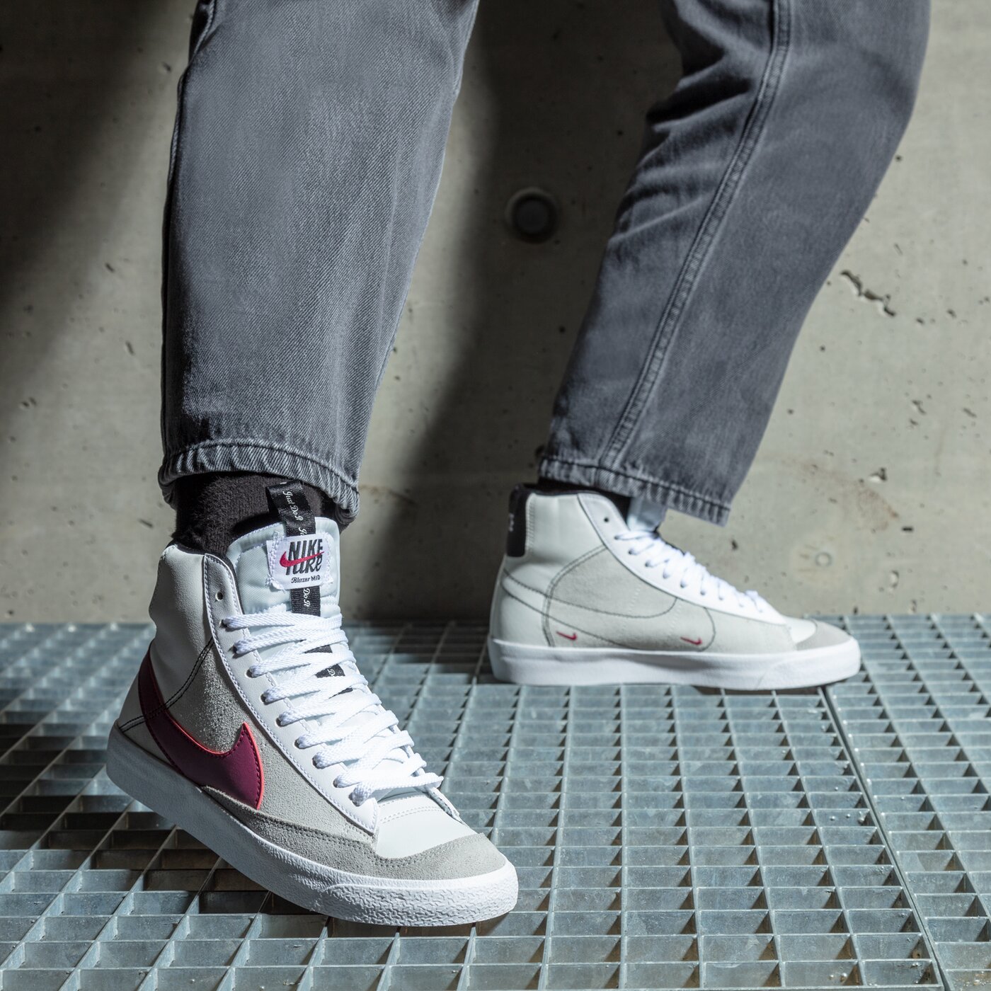 Детски маратонки NIKE BLAZER MID '77 JUNIOR  dh8640-101 цвят бял