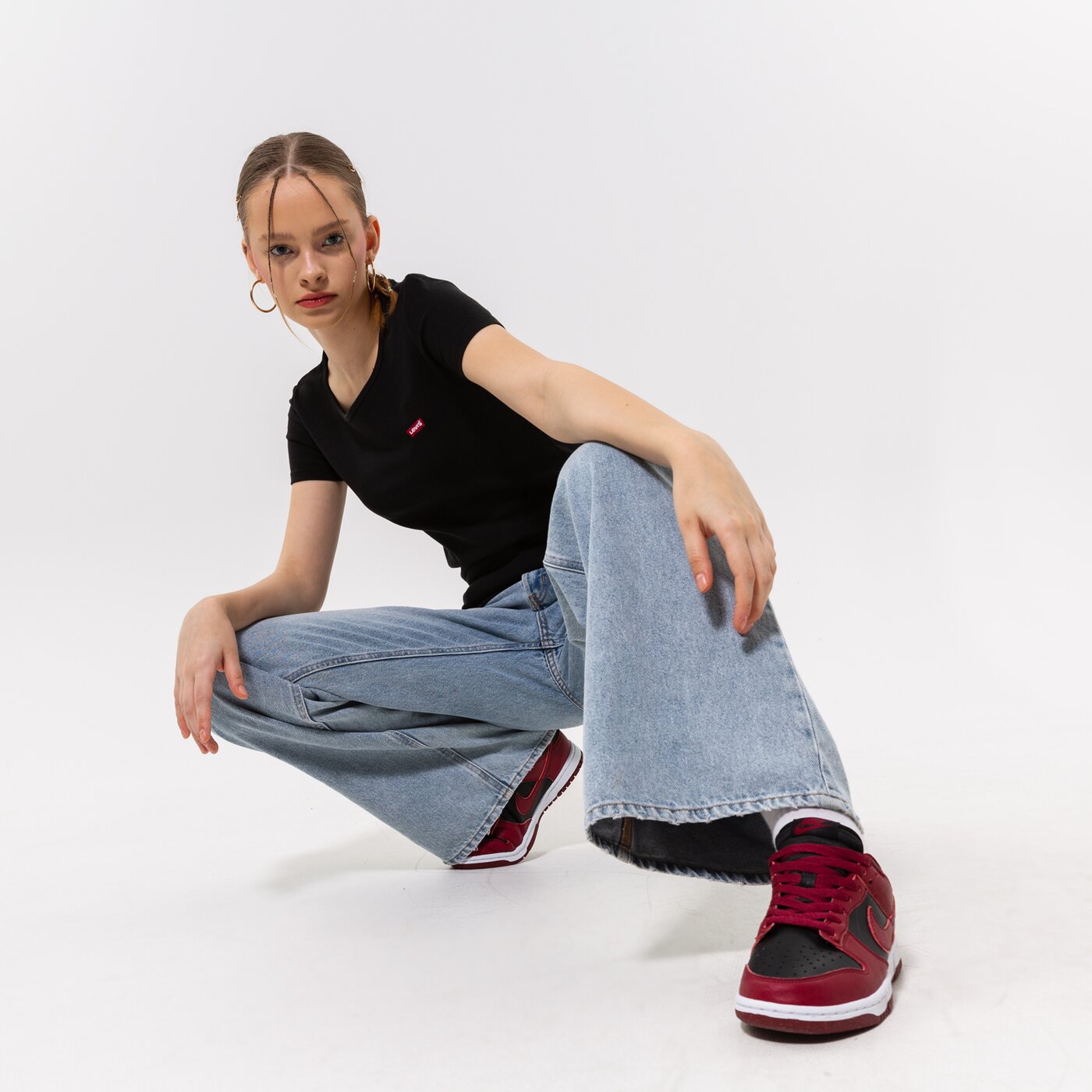 Дамска тениска LEVI'S ТЕНИСКА 2PACK CREWNECK TEE 74856-0000 цвят бял