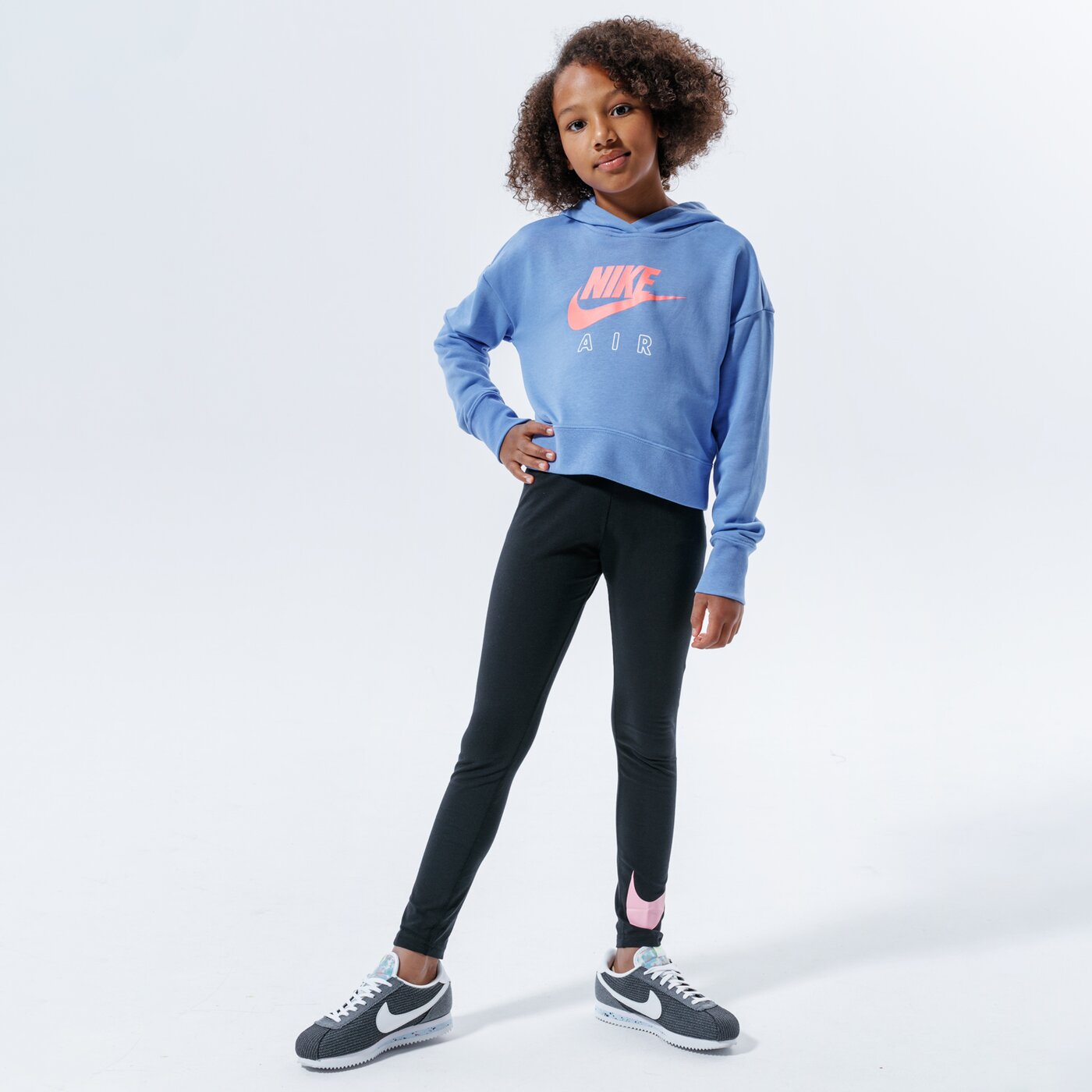 Детски суичър NIKE СУИТЧЪР С КАЧУЛКА AIR cz6234-478 цвят син