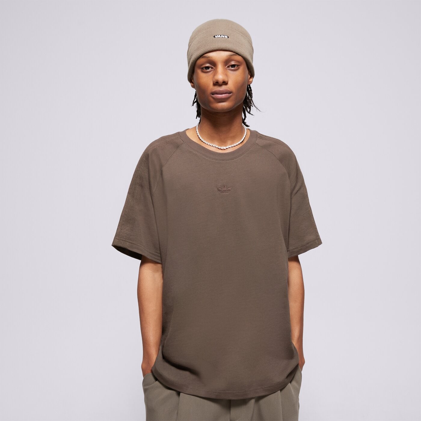 Мъжка тениска ADIDAS ТЕНИСКА P ESS TEE jd3276 цвят каки