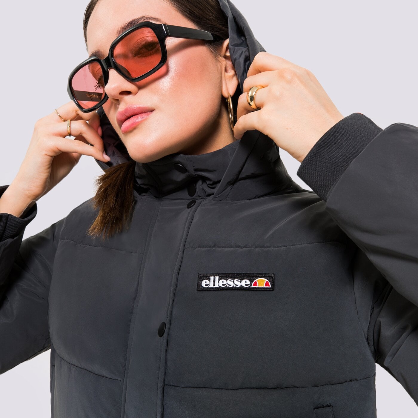 Дамско зимно яке ELLESSE ЯКЕ ПУХЕН MONOLIS PADDED JACKET BLK sgk09611011 цвят черен