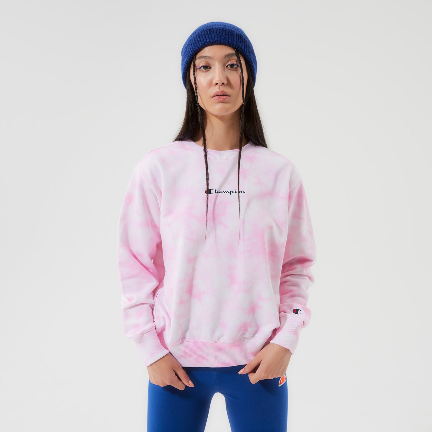 Дамски суичър CHAMPION СУИТЧЪР CREWNECK SWEATSHIRT 113935wl005 цвят многоцветен