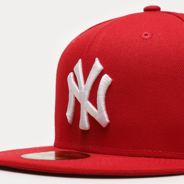 Дамска шапка с козирка NEW ERA ШАПКА 5950 NYY RED MLB BASIC NY YANKEES 10011573 цвят червен