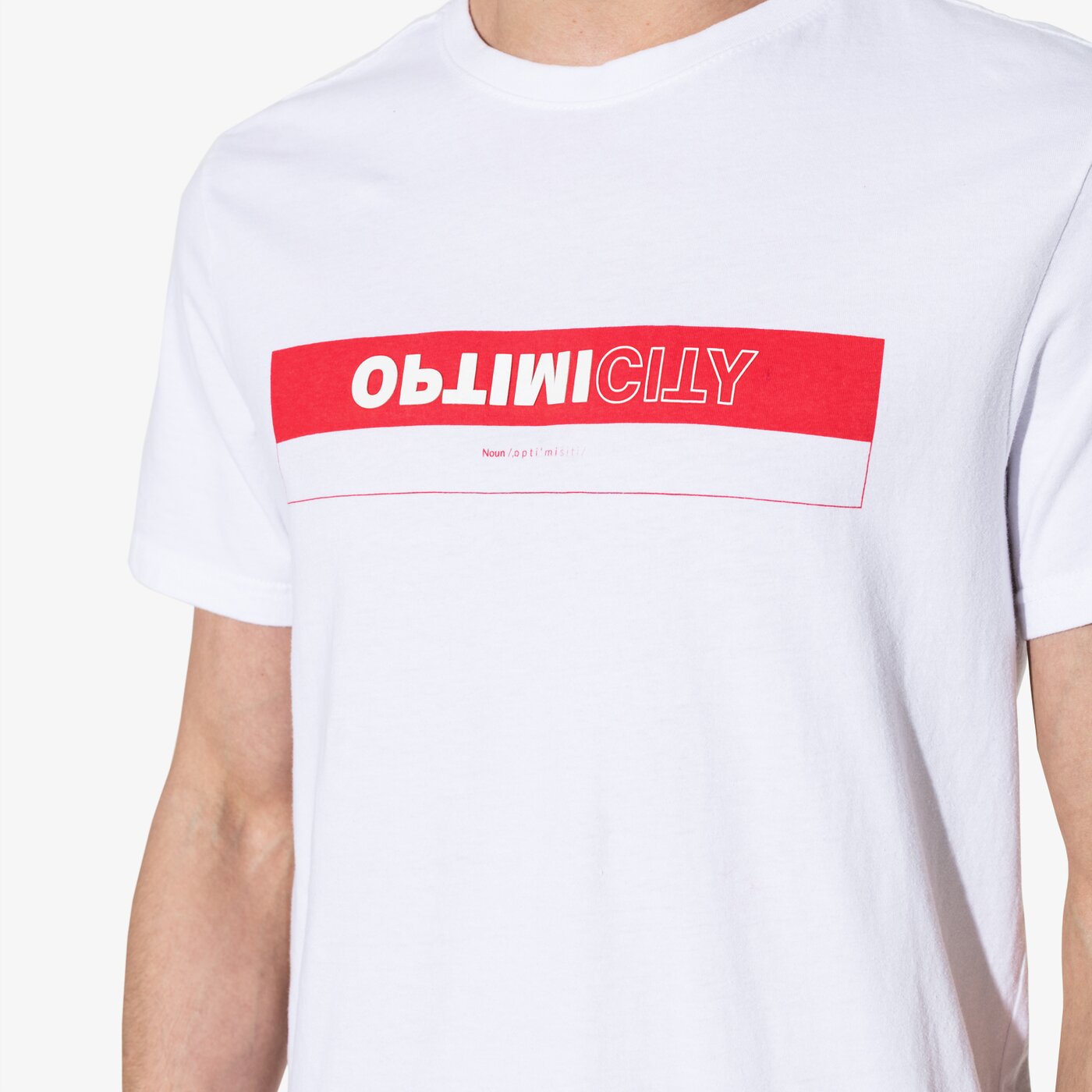 Мъжка тениска CONFRONT ТЕНИСКА SS DIVER cf19tsm86001 цвят бял