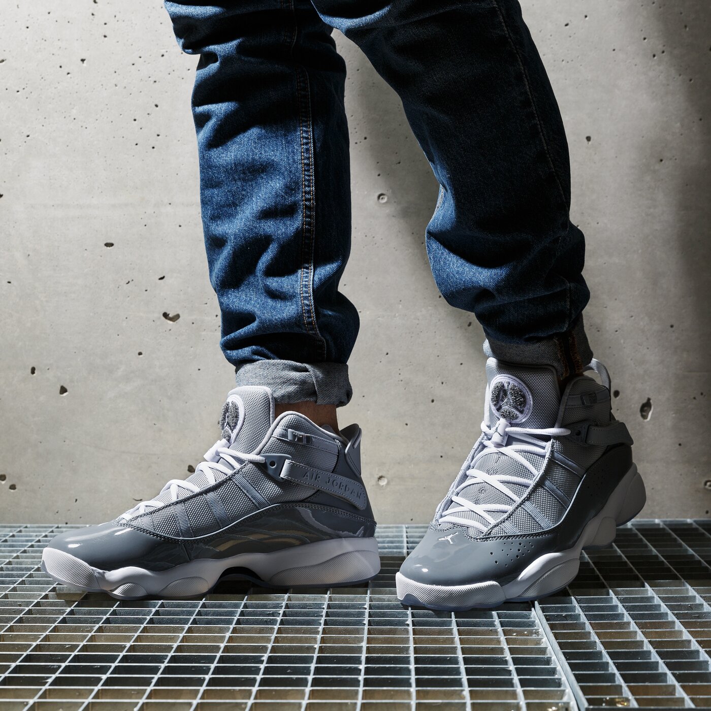 Мъжки маратонки JORDAN 6 RINGS  322992-015 цвят сив