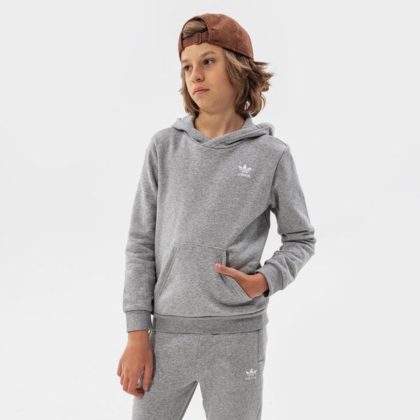 Детски суичър ADIDAS СУИТЧЪР С КАЧУЛКА HOODIE BOY h32353 цвят сив