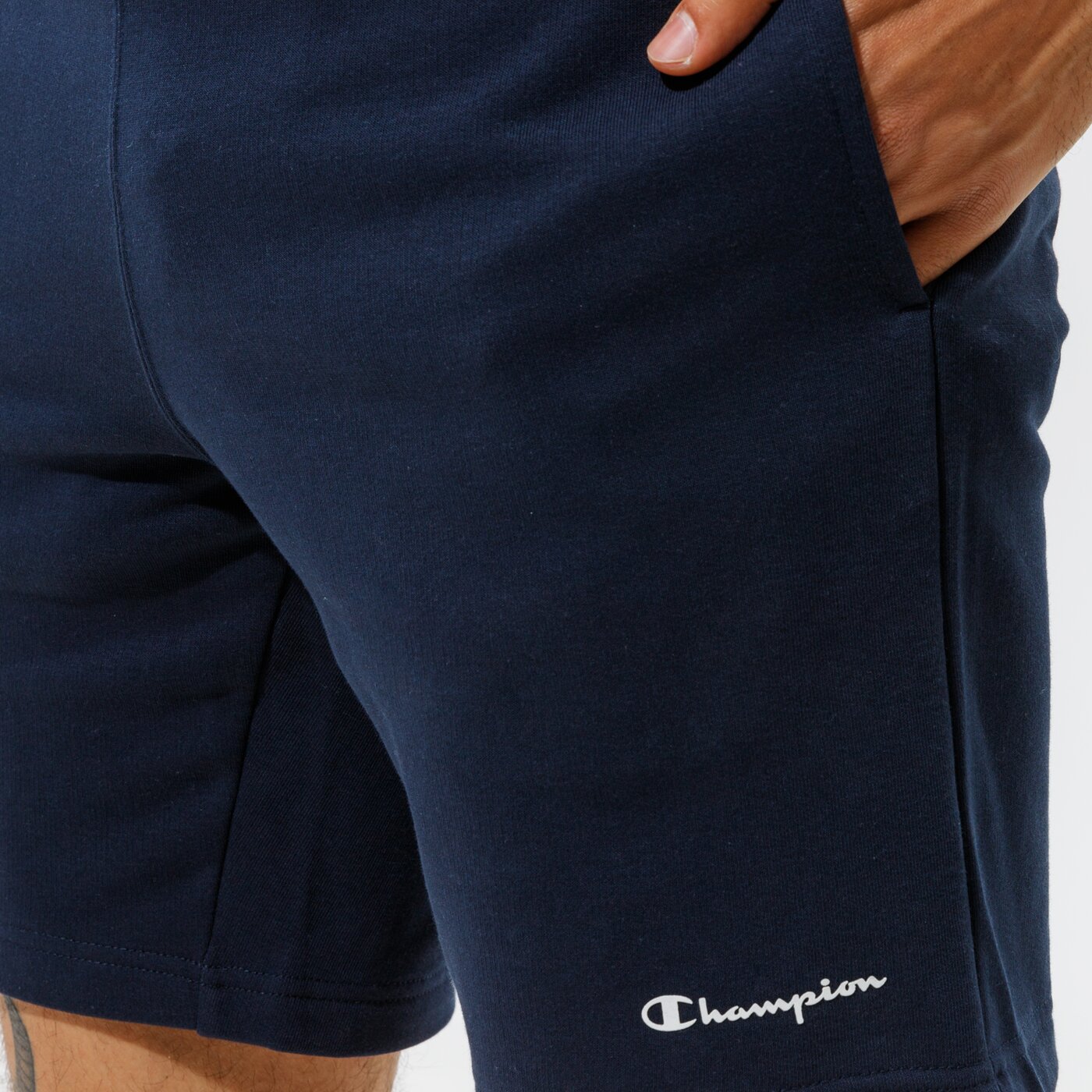 Мъжки къси панталони CHAMPION ШОРТИ BERMUDA 215099bs501 цвят тъмносин
