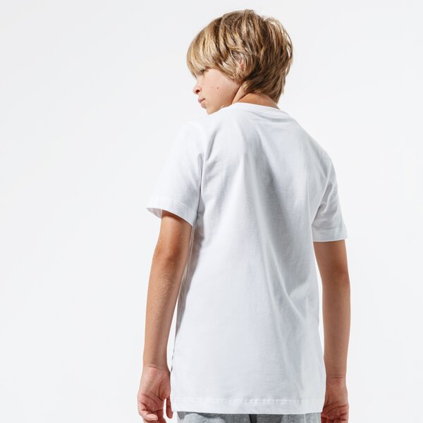 Детска тениска NIKE ТЕНИСКА S/LOGO TEE WHT B ar5254-100 цвят бял