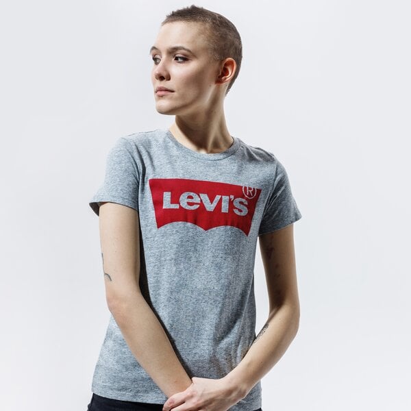 Дамска тениска LEVI'S ТЕНИСКА THE PERFECT TEE 17369-0263 цвят сив