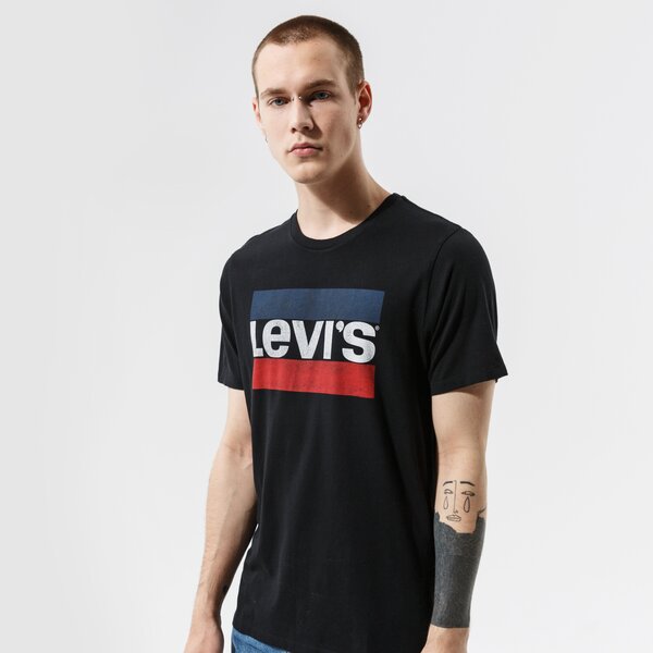 Мъжка тениска LEVI'S ТЕНИСКА SPORTSWEAR LOGO GRAPHIC 396360050 цвят черен