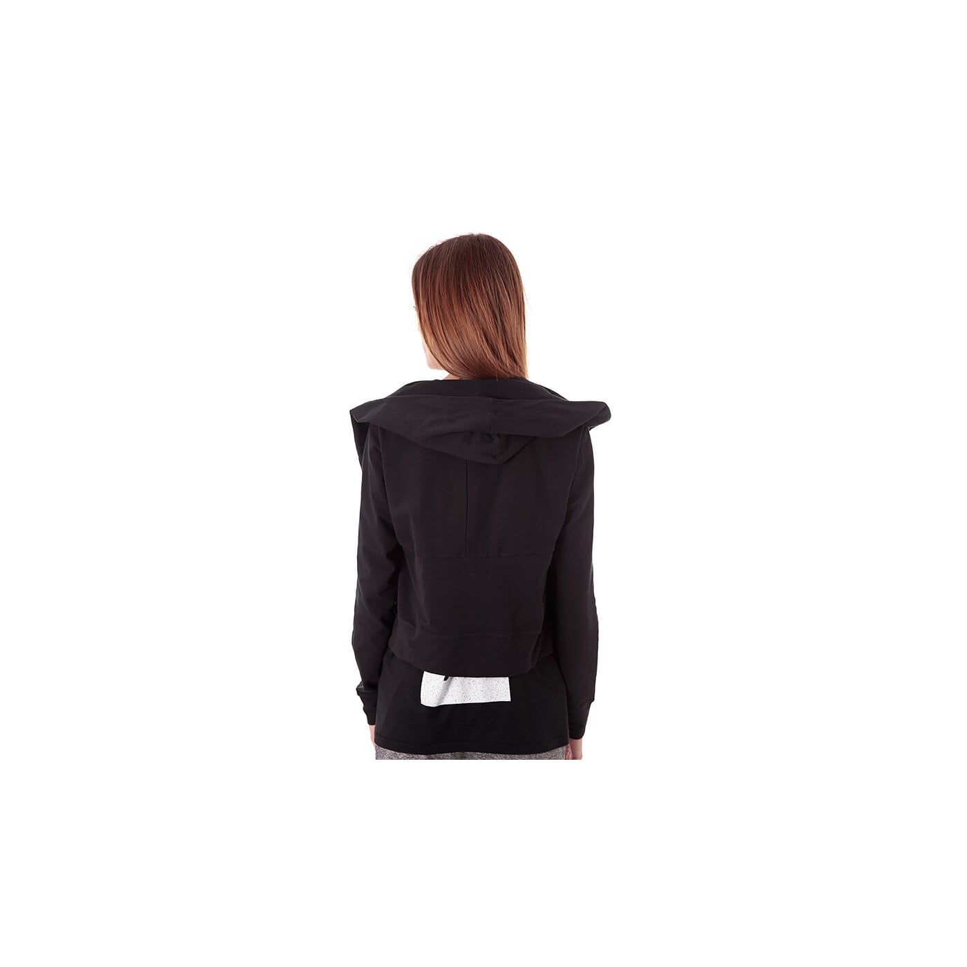 Дамски суичър NIKE СУИТЧЪР NIKE TWIST STYLED WRAP 589294010 цвят черен