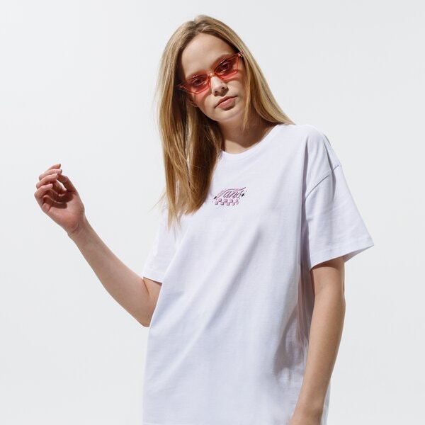 Дамска тениска VANS ТЕНИСКА CHECK TOGETHER O/S vn0a54viwht1 цвят бял