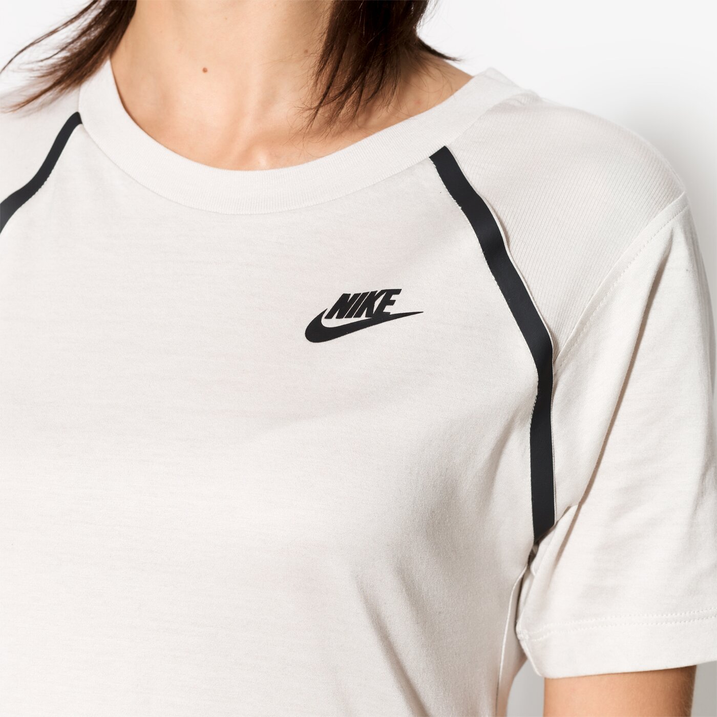 Дамска тениска NIKE ТЕНИСКА LS ТОП SS BND 867689072 цвят бял