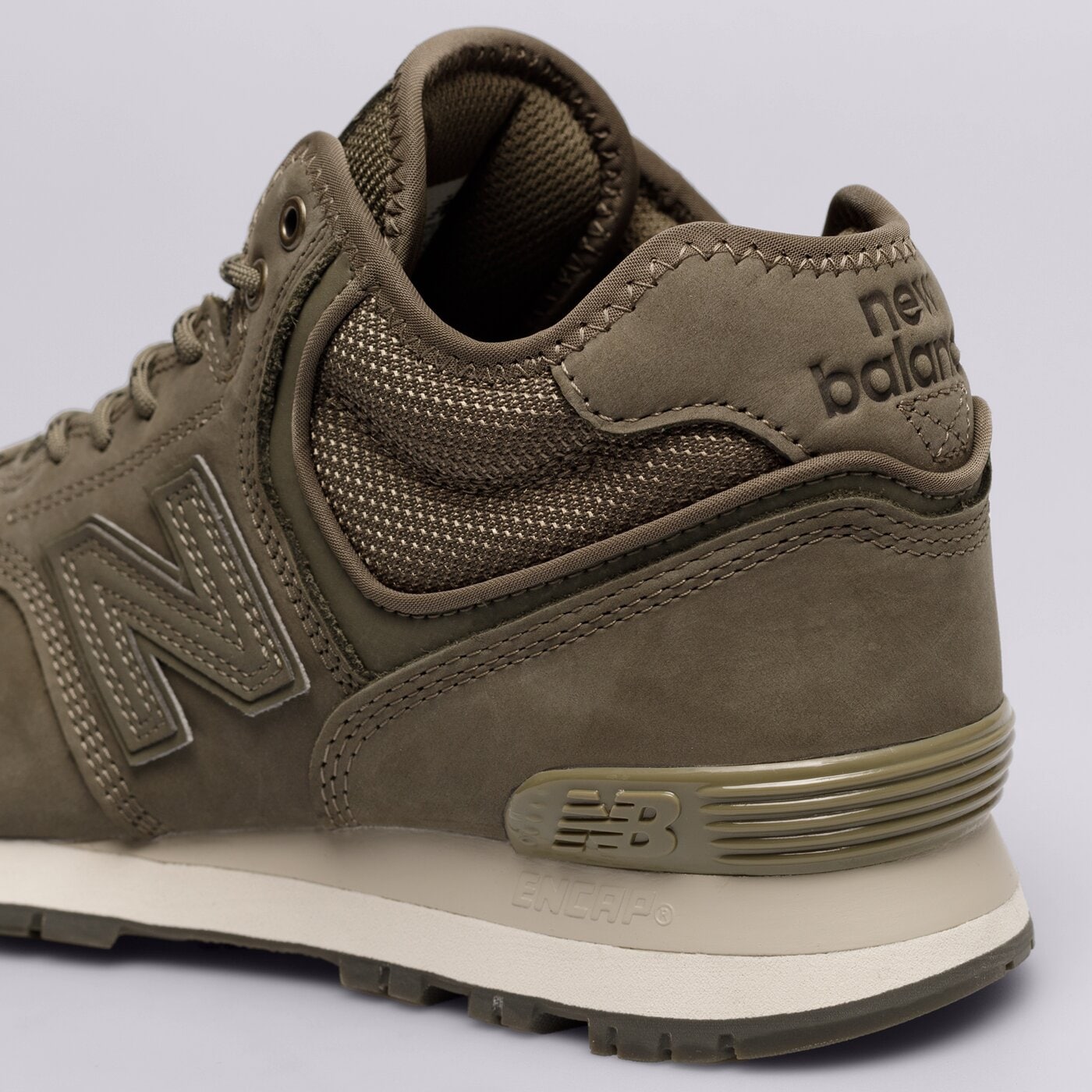Мъжки зимни обувки NEW BALANCE 574  u574hmo цвят каки