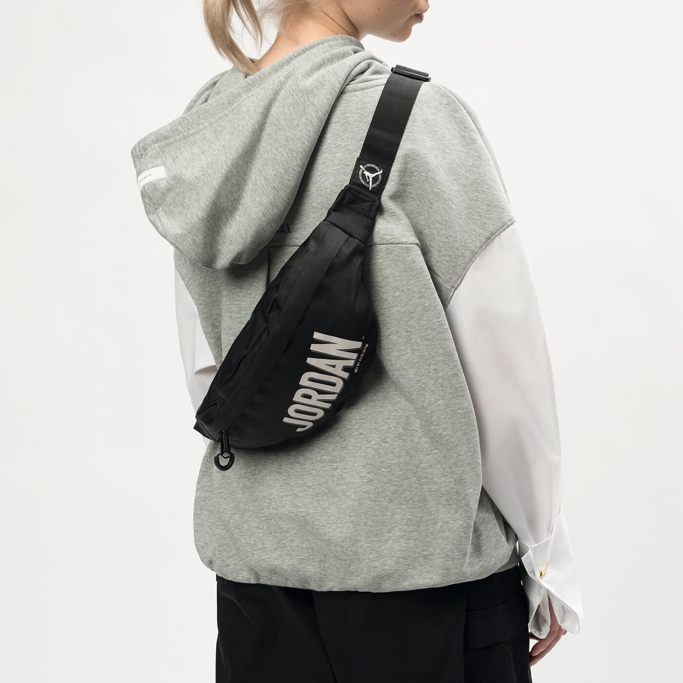 Дамска чанта за кръст JORDAN ЧАНТА MJ MVP FLIGHT CROSSBODY BAG 9a0738023 цвят черен