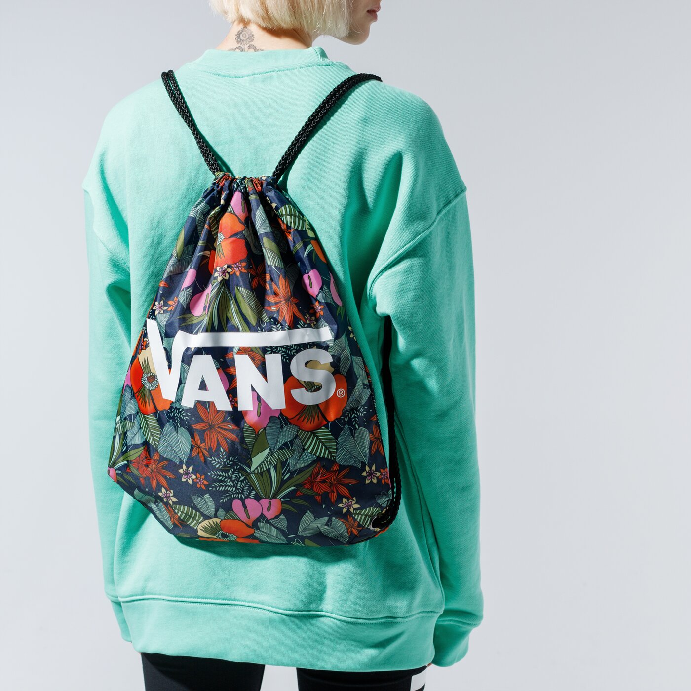 Детска мешка VANS МЕШКА WM BENCHED BAG MULTI TROPIC АНЦУГS BLUES vn000sufw141 цвят многоцветен