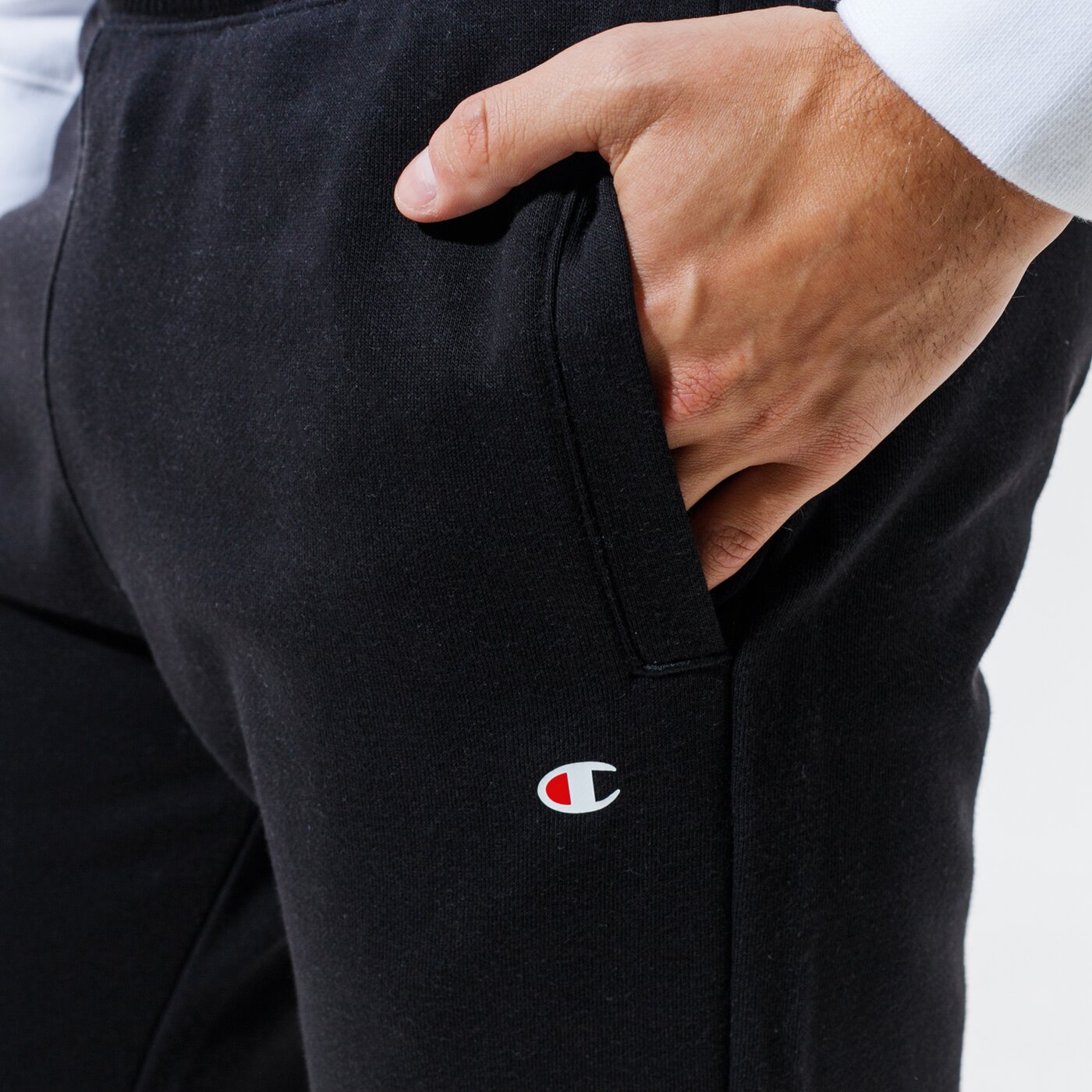 Мъжки панталони CHAMPION ПАНТАЛОНИ RIB CUFF PANTS 216013kk001 цвят черен