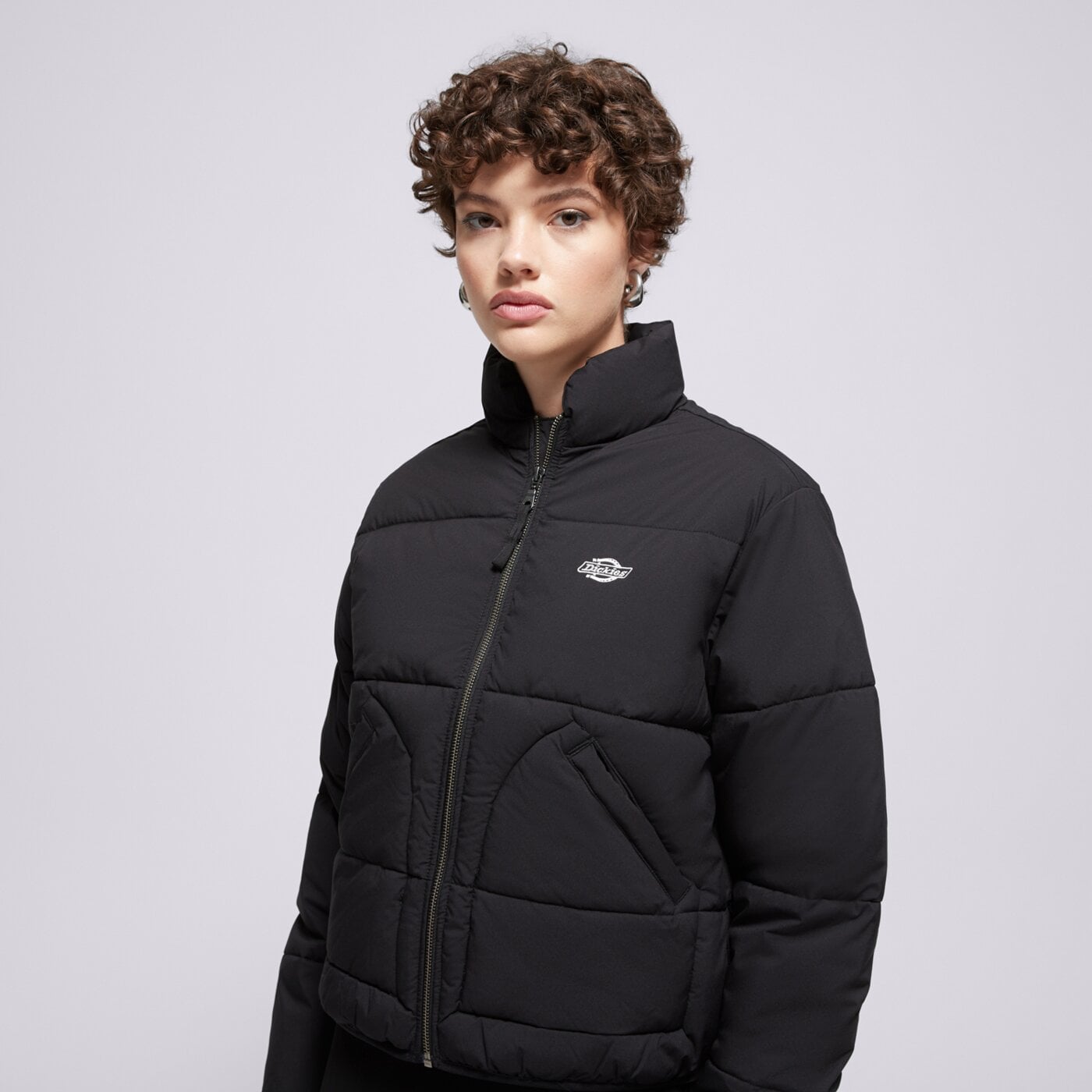 Дамско зимно яке DICKIES ЯКЕ ПУХЕН DICKIES DUCK CANVAS CARPENTER PANT W dk0a87ojblk1 цвят черен