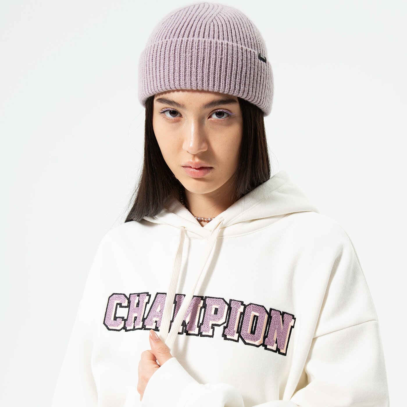 Дамски суичър CHAMPION СУИТЧЪР С КАЧУЛКА HOODED SWEATSHIRT 115370ys084 цвят бял