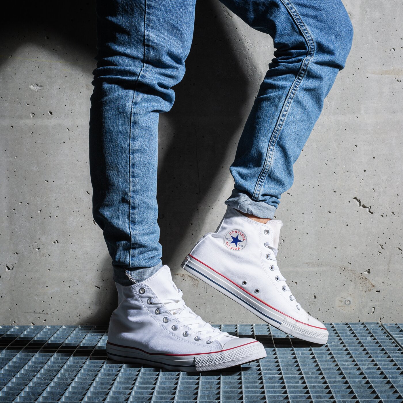 Мъжки маратонки CONVERSE CHUCK TAYLOR ALL STAR  m7650c цвят бял