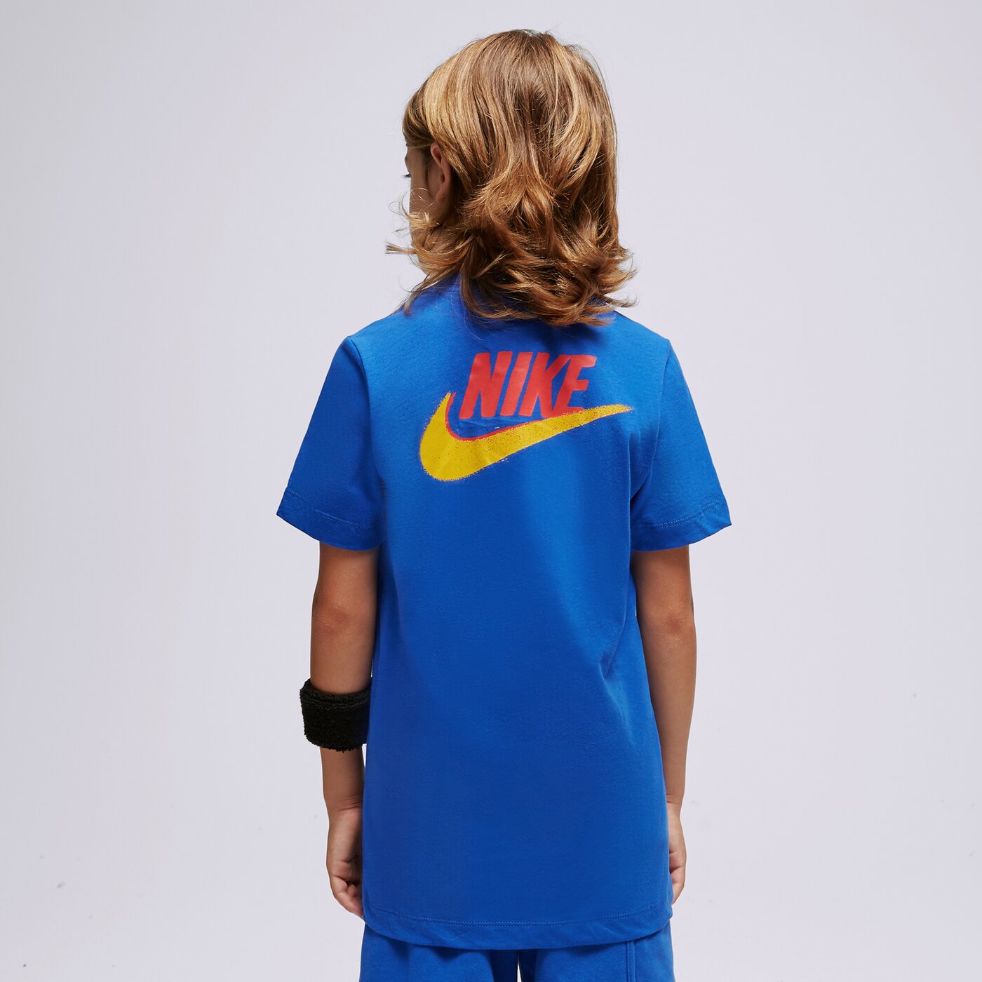 Детска тениска NIKE ТЕНИСКА B NSW SI GRAPHIC TEE fj5391-480 цвят син