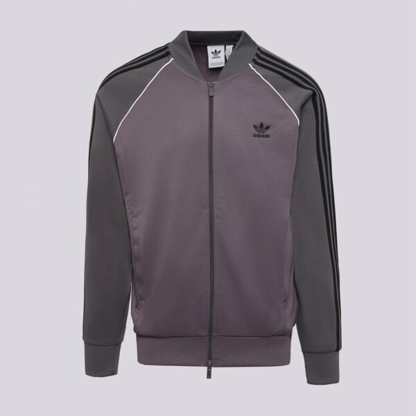 Мъжки суичър ADIDAS СУИТЧЪР СЪС ЗАКОПЧАВАНЕ SST TT jy1295 цвят сив