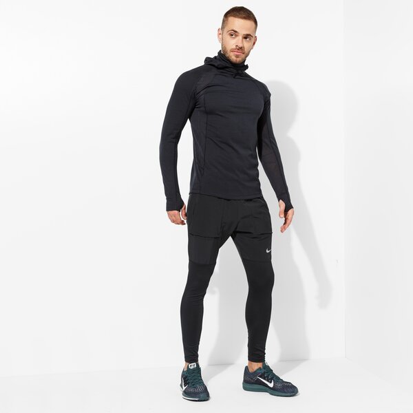 Мъжки суичър UNDER ARMOUR СУИТЧЪР UA SWYFT FACE HOODY 1323056-001 цвят черен