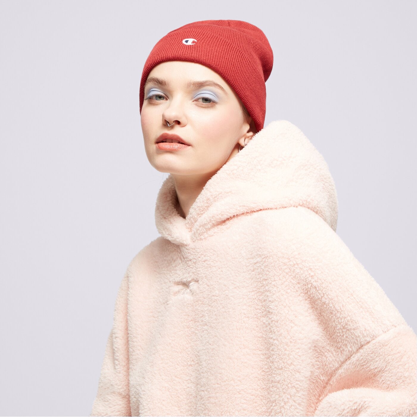 Дамска зимна шапка CHAMPION ШАПКА BEANIE 802406rs508 цвят бордо