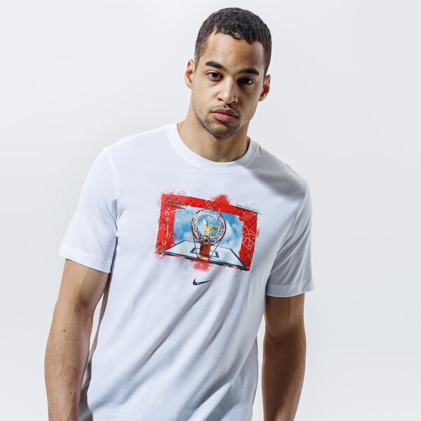 Мъжка тениска NIKE ТЕНИСКА M NK DRY OC PHOTO SS TEE db5991-100 цвят бял