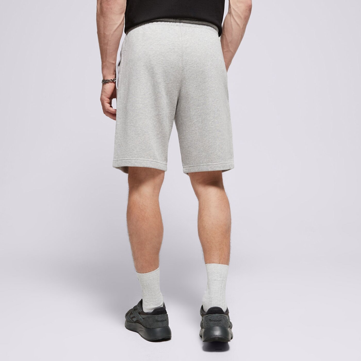 Мъжки къси панталони REEBOK ШОРТИ RI FT LEFT LEG SHORT hz8784_100067630 цвят сив