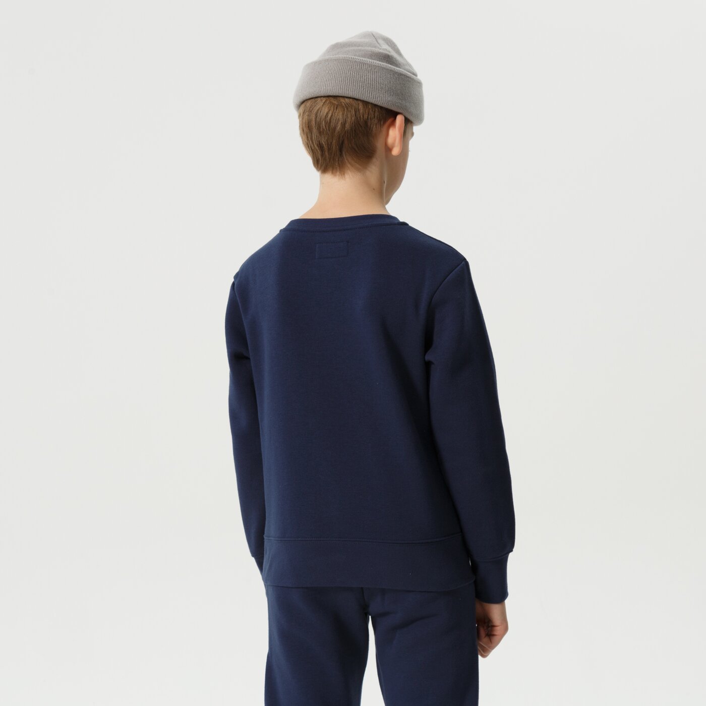 Детски суичър JORDAN СУИТЧЪР JUMPMAN ESSENTIALS CREW BOY 95b130-u90 цвят тъмносин