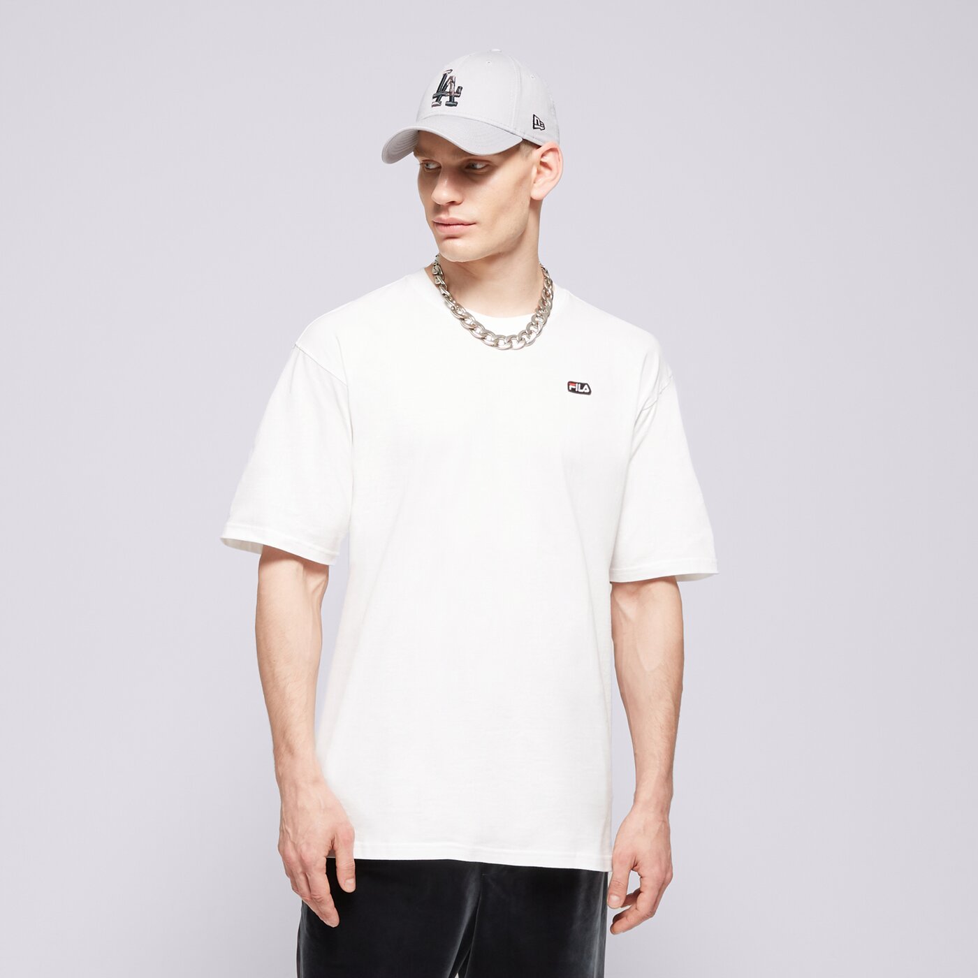 Мъжка тениска FILA ТЕНИСКА BADGE LOGO TEE fi124tsm70100 цвят бял