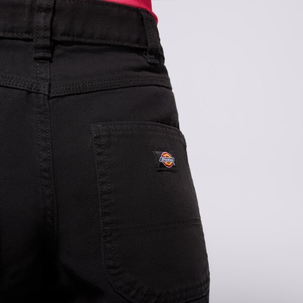 Дамски панталони DICKIES ПАНТАЛОНИ DICKIES DUCK CANVAS CARPENTER PANT W dk0a886tblk1 цвят черен