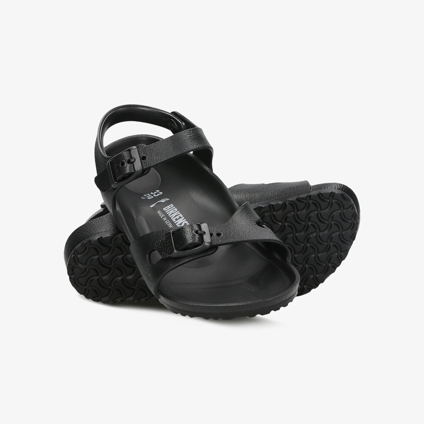Детски чехли и сандали BIRKENSTOCK RIO EVA 126113 цвят черен