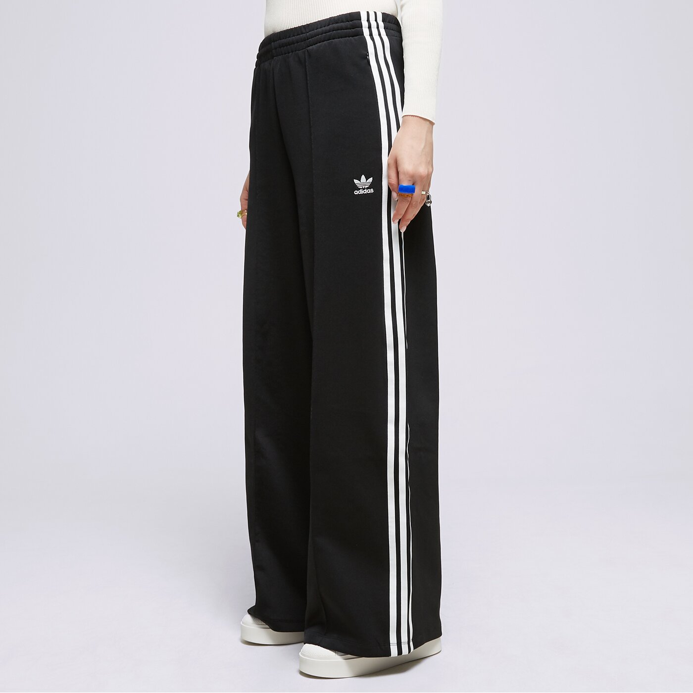 Дамски панталони ADIDAS ПАНТАЛОНИ RELAXED PANT PB ib5911 цвят черен